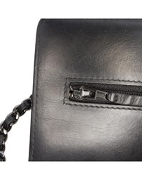 Pre-Loved by Azura Reborn - Pre-Loved Chevron Lambskin Boy Wallet on Chain