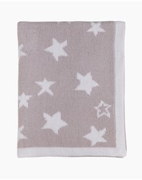 Living Textiles - Chenille Blanket - Galaxy Grey