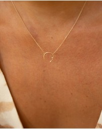 Luna Rae - Solid Gold - Eclipse Diamond Necklace