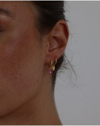 Pastiche - Gold Amara Huggies Gold Plated 925 Sterling silver Earrings