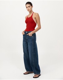 St. Agni - Mid Rise Balloon Jeans