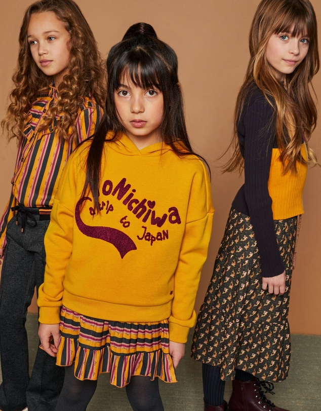 NONO - Nona Stripe Skirt - Kids-Teens