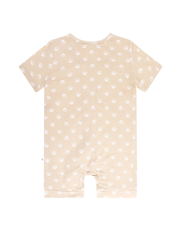 Kynd Baby - Day or Night Onesie Short Sleeve Seashells - Size 1