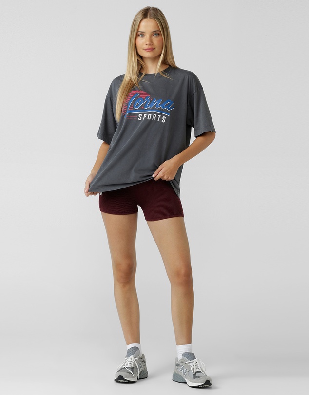 Lorna Jane - Lorna Sports Washed Boyfriend T-Shirt