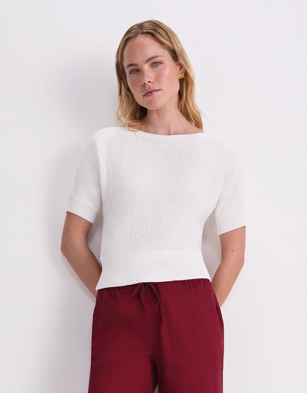 Sportscraft - Josie Tape Yarn Batwing Tee