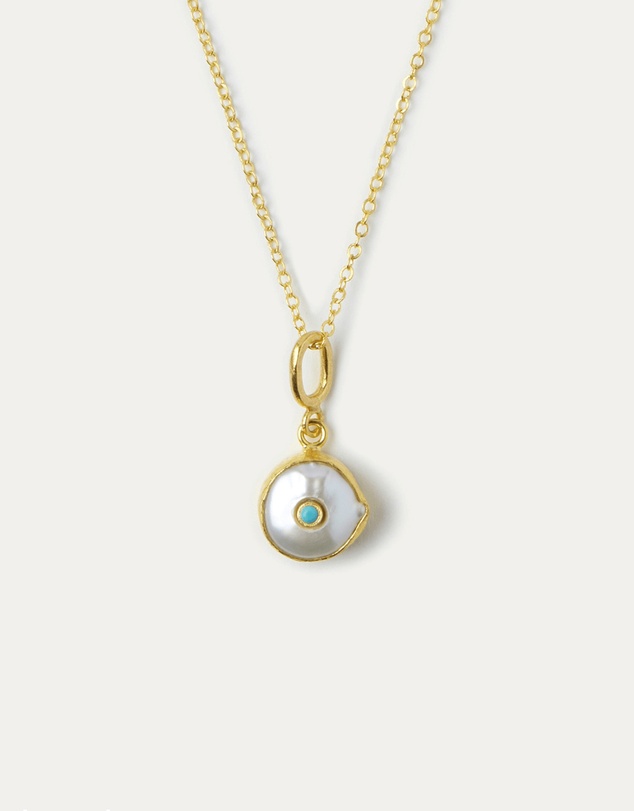 Ottoman Hands - Amalfi Pearl Pendant Necklace