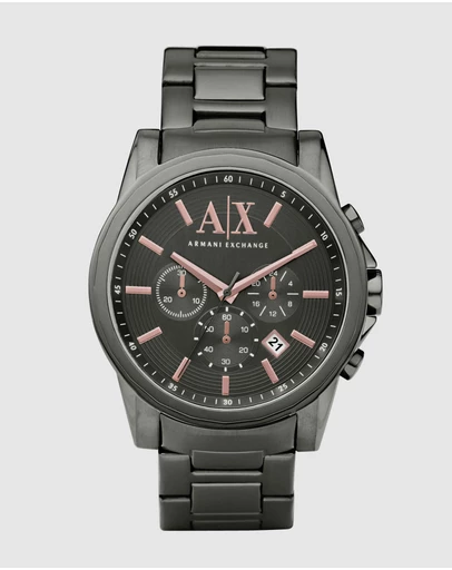Armani Exchange - Silver Tone Chronograph Watch