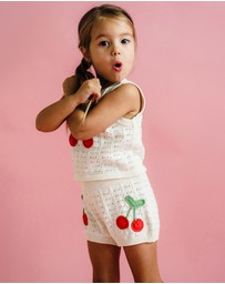 Rock Your Kid - La Mer Crochet Shorts - Kids-Teens