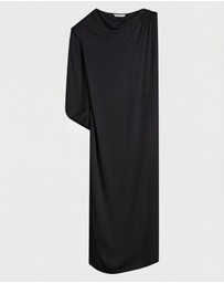 BONDI BORN - Ardea Asymmetric Maxi Dress - Black