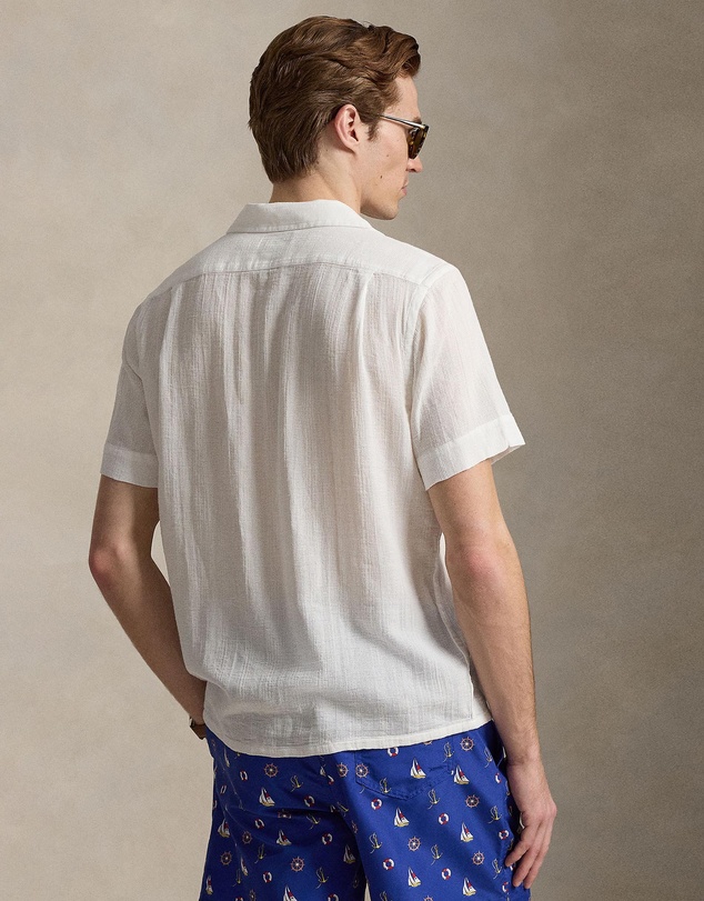 Polo Ralph Lauren - Classic Fit Basket-Weave Camp Shirt