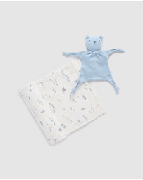 Purebaby - Bunny Rug  & Snookie Gift Pack-Babies