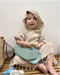 Tolu Australia - Beige Kids Hooded Beach Towel