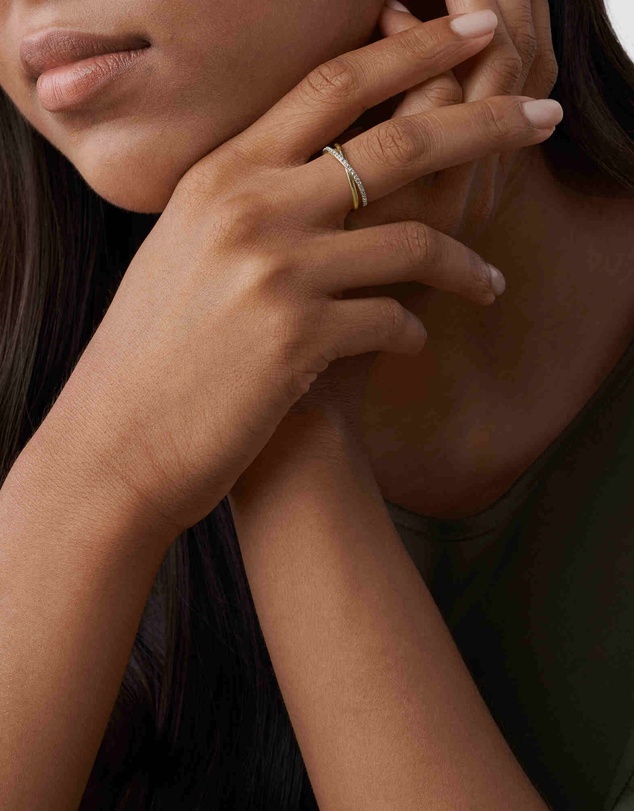 Fossil - Fossil Vintage Iconic Gold Ring JF03752710