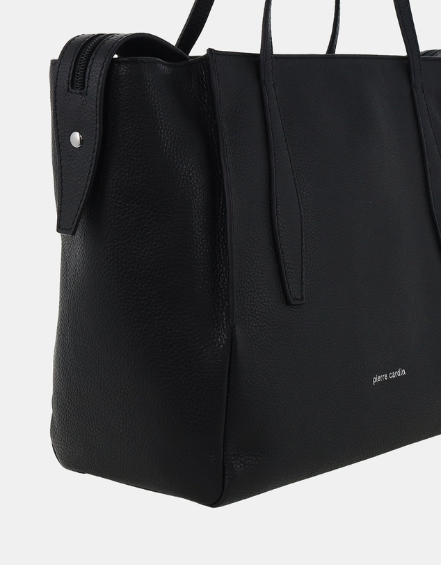 Pierre Cardin - Pierre Cardin Ladies Leather Shopper Tote