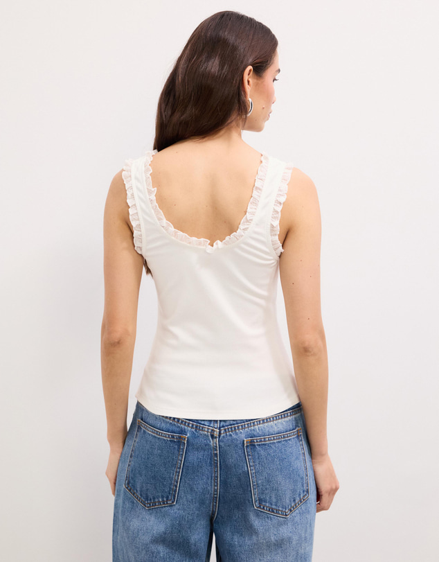 The Fated - Kaitlyn Frill Rib Tank
