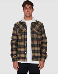 RVCA - Daggers Plaid Sherpa Jacket