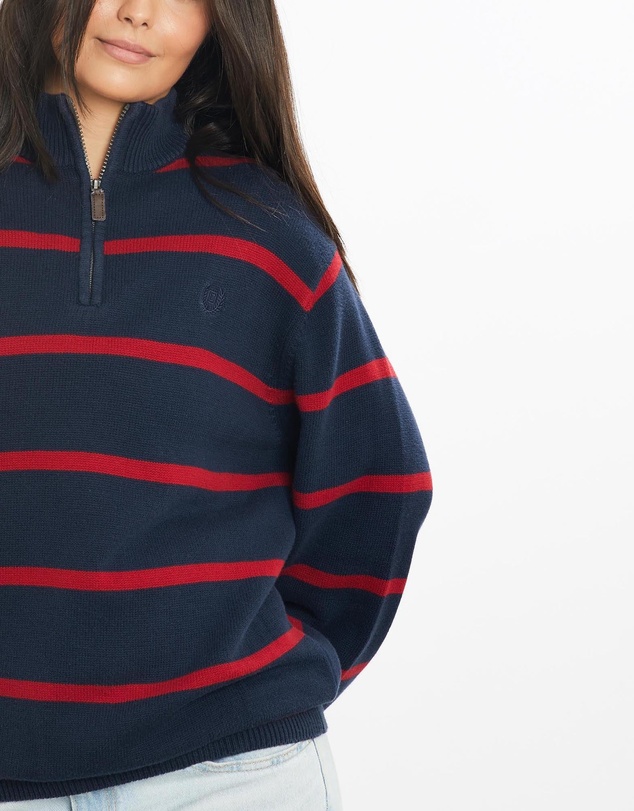 Vintage by The Real Deal - Pre Loved - Vintage Chaps Ralph Lauren Quarter Zip Knit Sweater