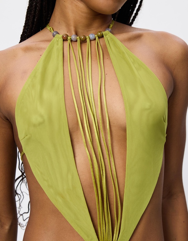 Jaded London - Darlyn Draped Backless Maxi Dress