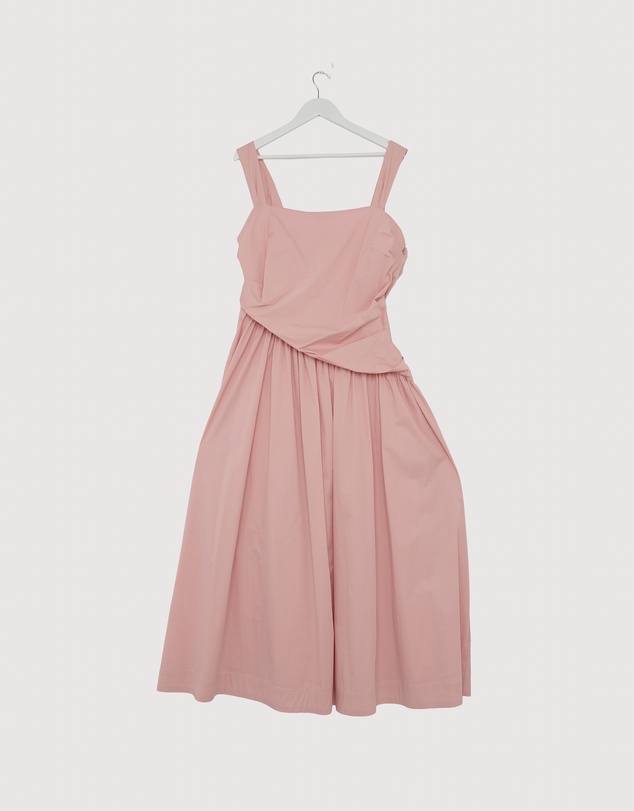 Revibe - Repaired AERE Kylara Ruched Midi Dress - AU 18