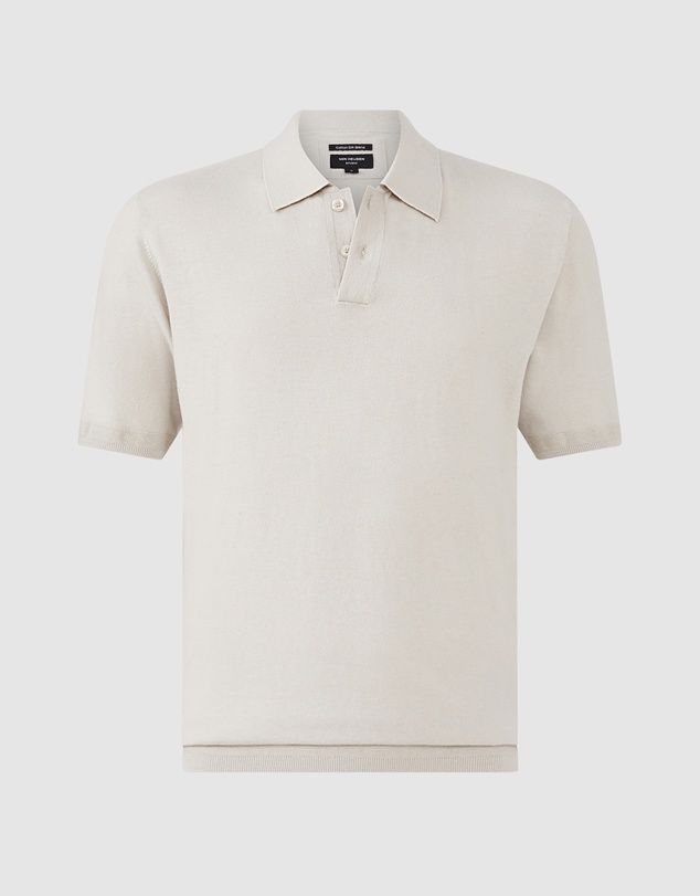 Van Heusen - Cotton Silk Knitted Polo