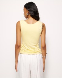 AERE - Eira Twist Detail Top