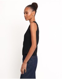 Petal & Pup - Everlee Knit Vest Top - Black