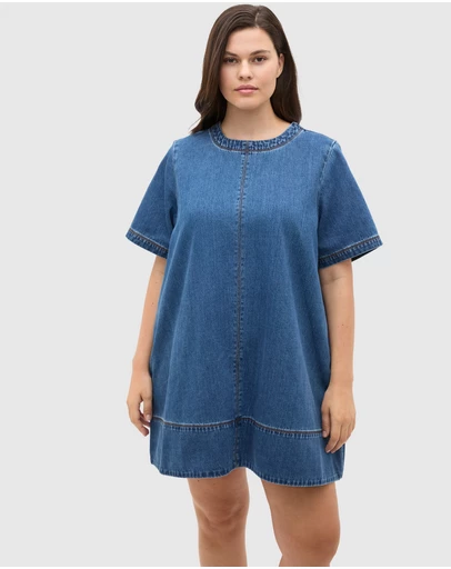 Seed Heritage - Denim Swing Mini Dress