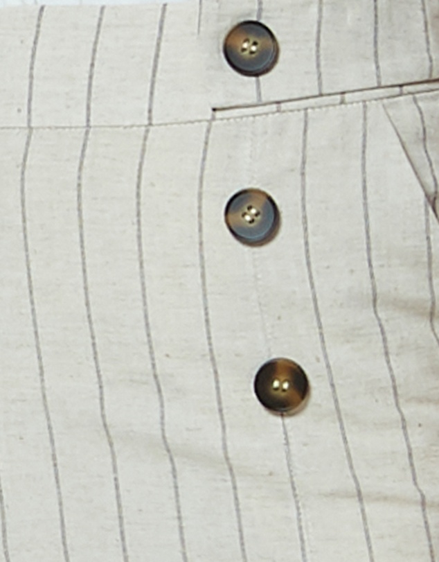 Amelius - Honour Pinstripe Shorts