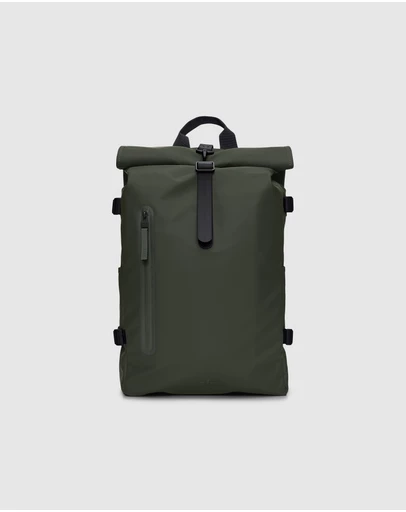 RAINS - Rolltop Rucksack Large Green