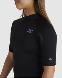 Billabong - Girls 6 to 14 2/2 Foil Back Zip Springsuit