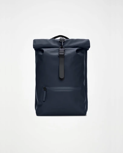 RAINS - Rolltop Rucksack Navy