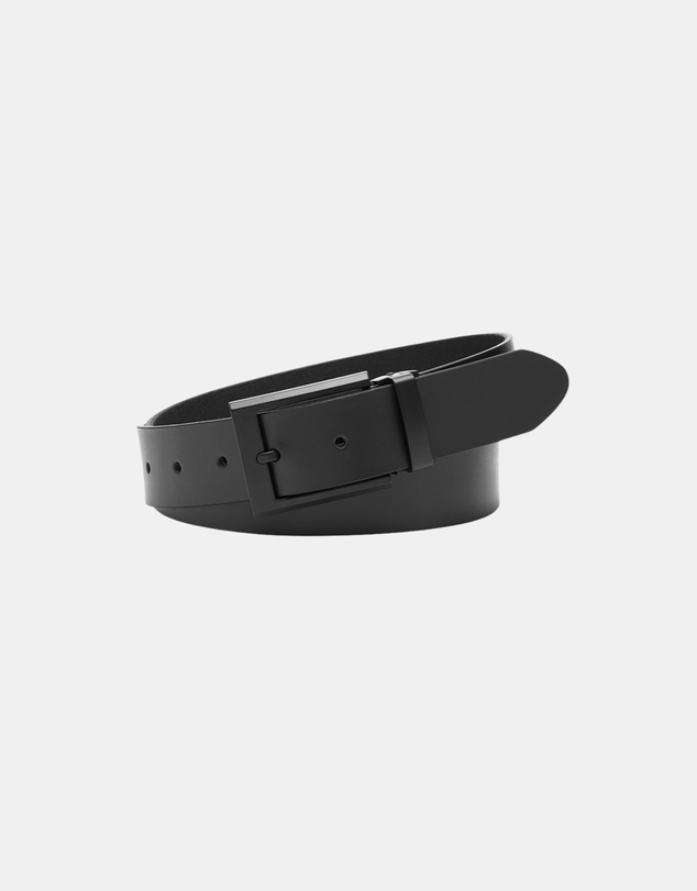 Buckle - Sierra. Australian Made Buffalo Leather Belt. 35mm width.