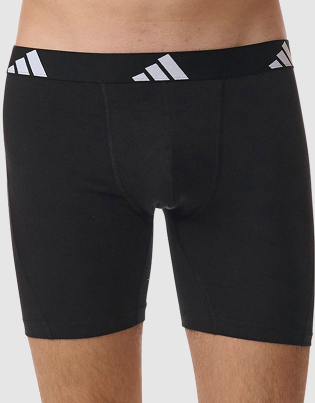 adidas Sportswear - 3 Pack Active Flex Cotton Boxer Brief Underwear