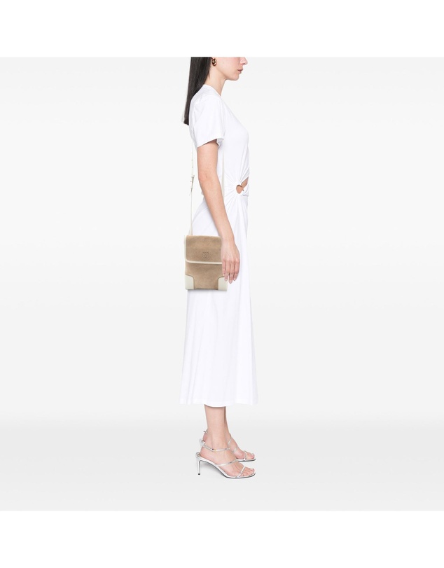 Pre-Loved by Azura Reborn - Pre-Loved Suede Anagram Crossbody