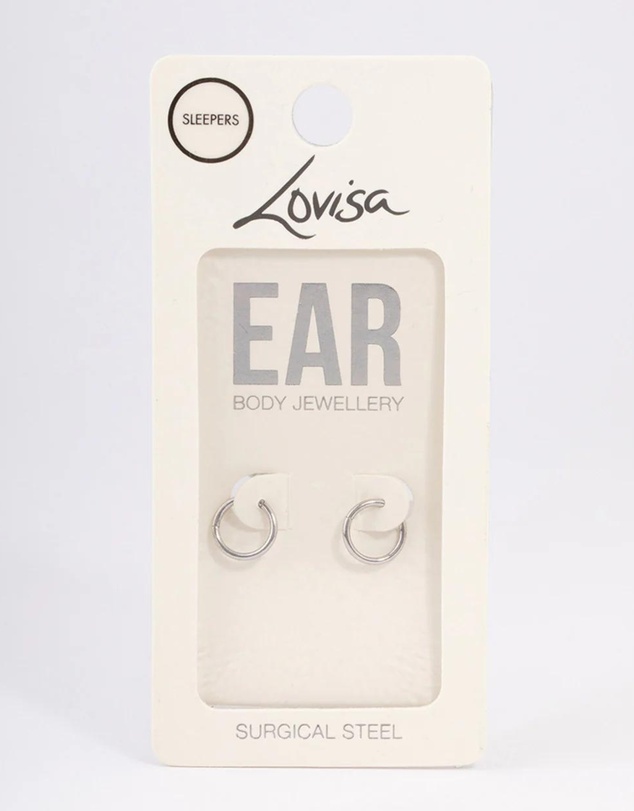 Lovisa - Surgical Steel Sleeper Earrings 8mm
