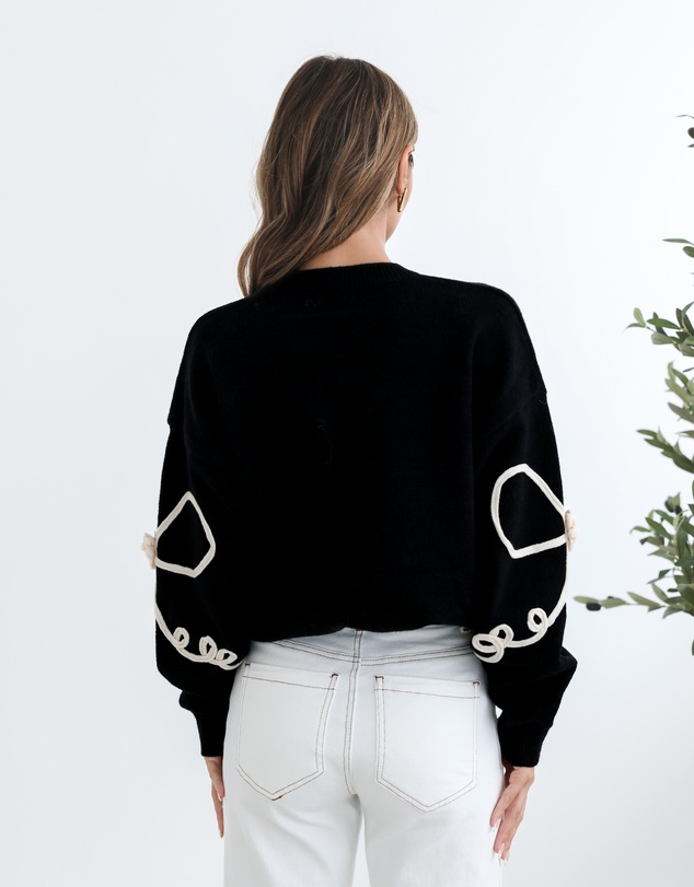 Esther & Co - Junaelle Knit - Black Multi