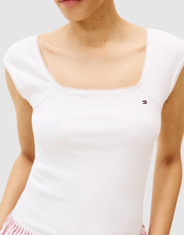 Tommy Hilfiger - Pointelle Poplin Set With Eyemask - Iconic Exclusive