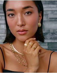 Arms Of Eve - Eros Gold Textured Ring - Small