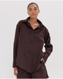 Cloth & Co. - The Split Back Shirt | Brazil Nut