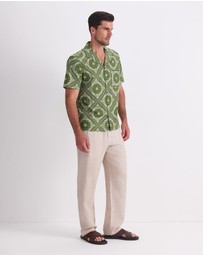 Sportscraft - Bandana Short Sleeve Resort Shirt
