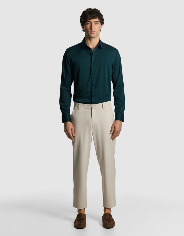 yd. - Heathcoat Slim Bamboo Shirt