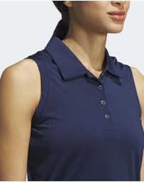 adidas Performance - Ultimate365 Solid Sleeveless Polo Shirt Womens