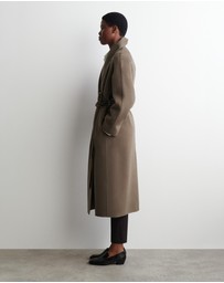COS - Belted Double-Faced Wool Long Coat