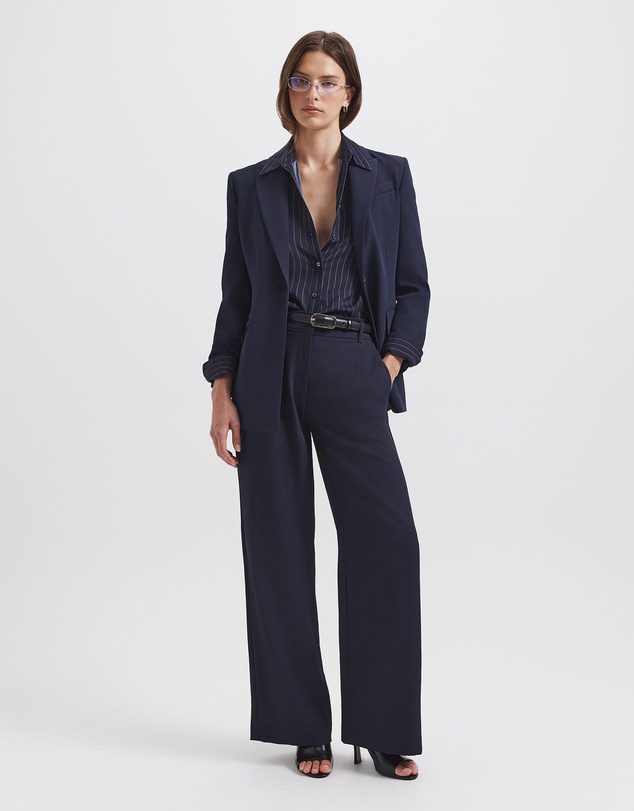 SABA - Polly Pinstripe Silk Shirt