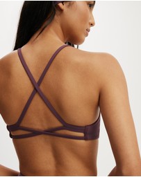 Cotton On Body Active - Ultra Luxe Strappy Cross Back Crop