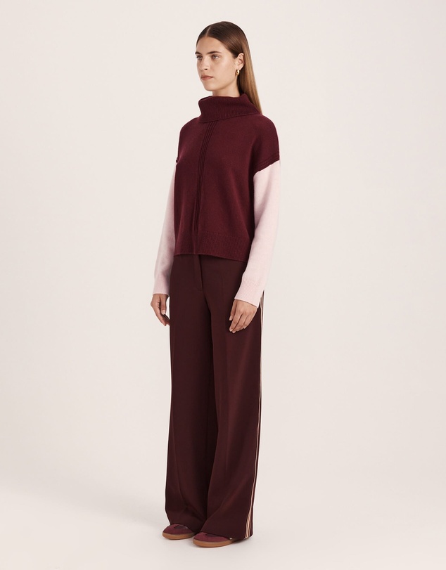 SABA - Claudia Wool Colour Block Knit
