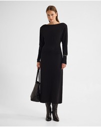 Oxford - Greta Knitted Balloon Sleeve Dress