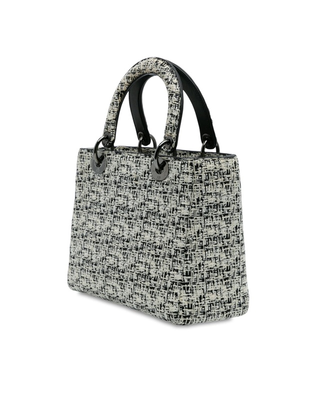 Pre-Loved by Azura Reborn - Pre-Loved Medium Tweed Lady Dior