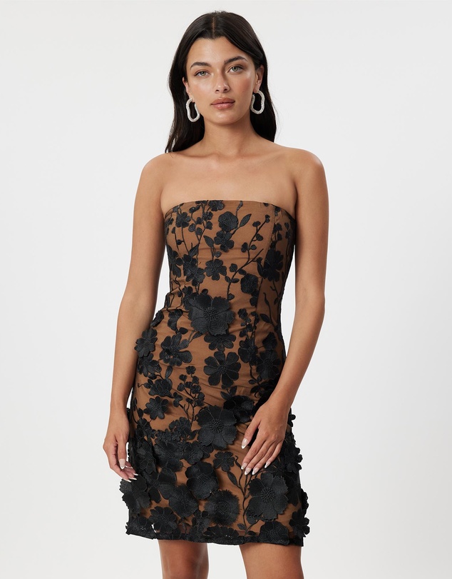Honey and Beau - Enchanted Garden Strapless Dress