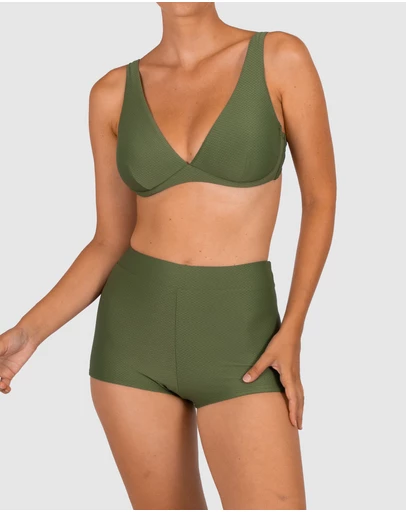 Baku Swimwear - Rococco High Waist Boyleg Bikini Bottom